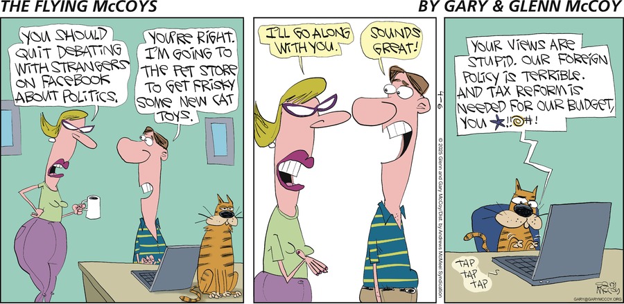 The Flying McCoys by Gary McCoy and Glenn McCoy on Sun, 06 Apr 2025