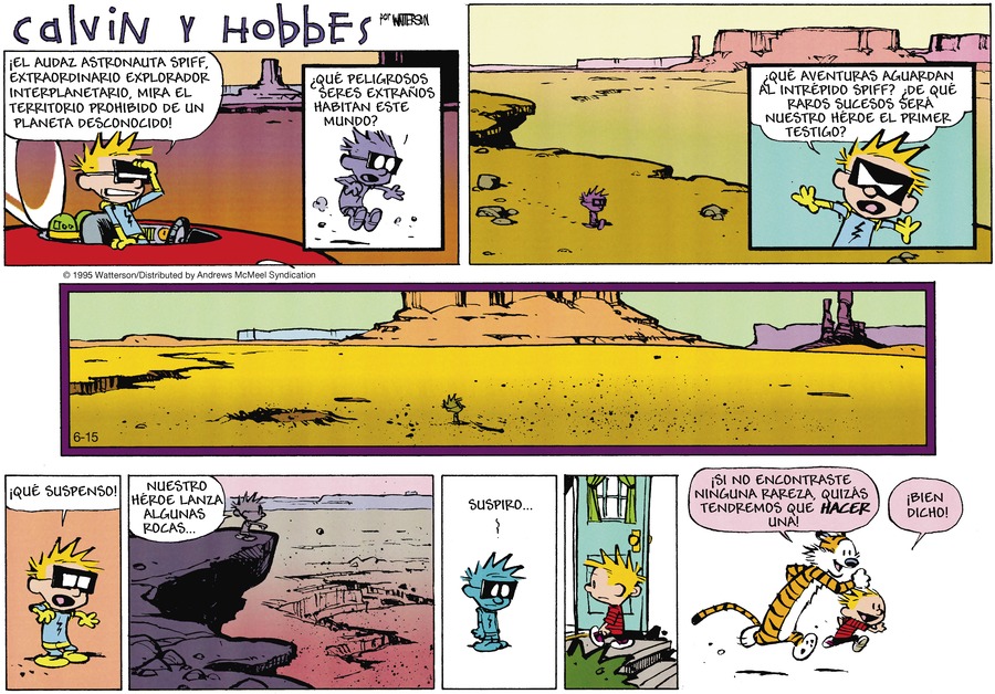 Calvin and Hobbes en Español by Bill Watterson on Sun, 15 Jun 2025