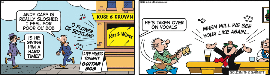 Andy Capp by Reg Smythe on Sat, 07 Jun 2025