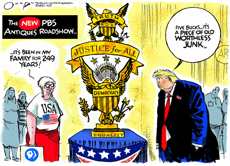 Jack Ohman by Jack Ohman on Thu, 08 May 2025