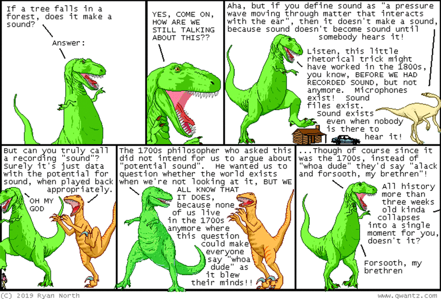 Dinosaur Comics by Ryan North on Mon, 02 Jun 2025
