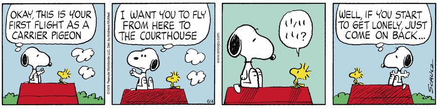 Peanuts by Charles Schulz on Wed, 04 Jun 2025