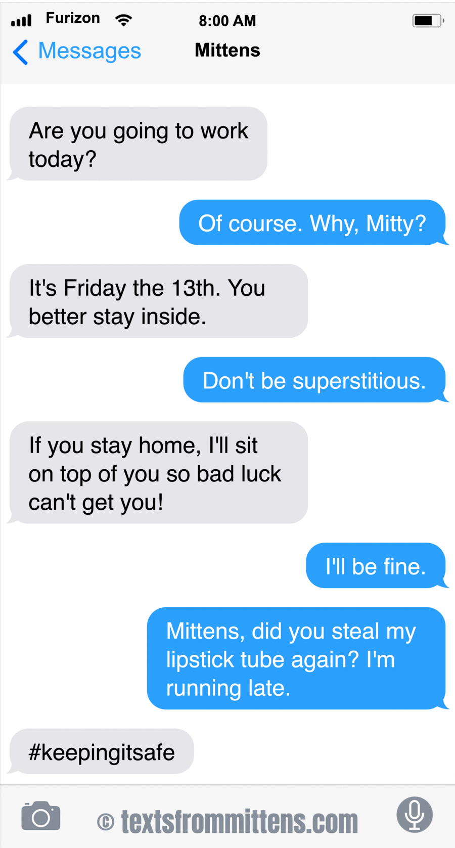 Texts From Mittens by Angie Bailey on Fri, 13 Jun 2025
