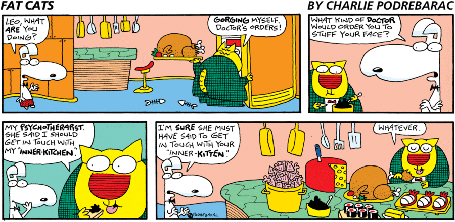 Fat Cats by Charlie Podrebarac on Sun, 22 Jun 2025