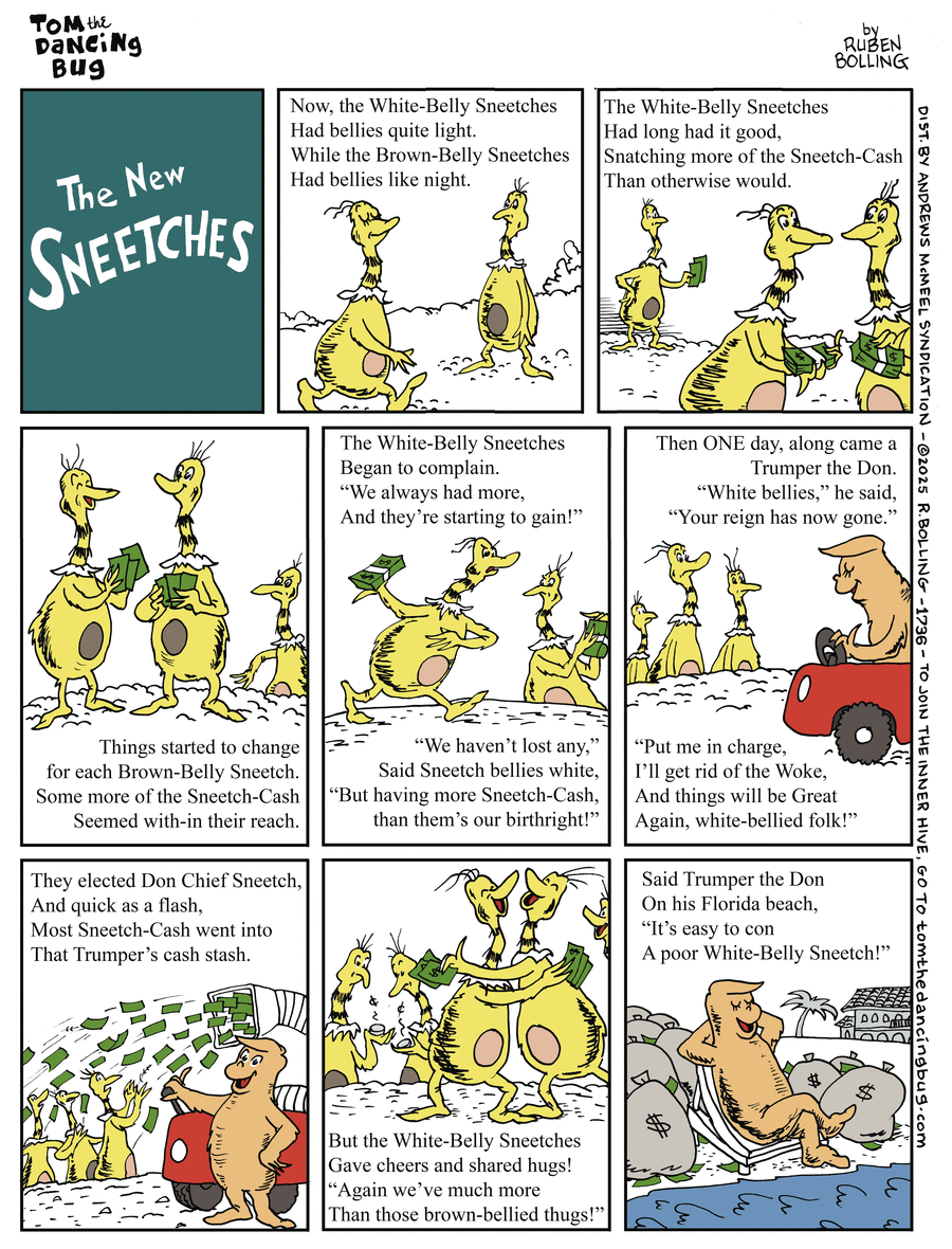 Tom the Dancing Bug by Ruben Bolling on Fri, 23 May 2025