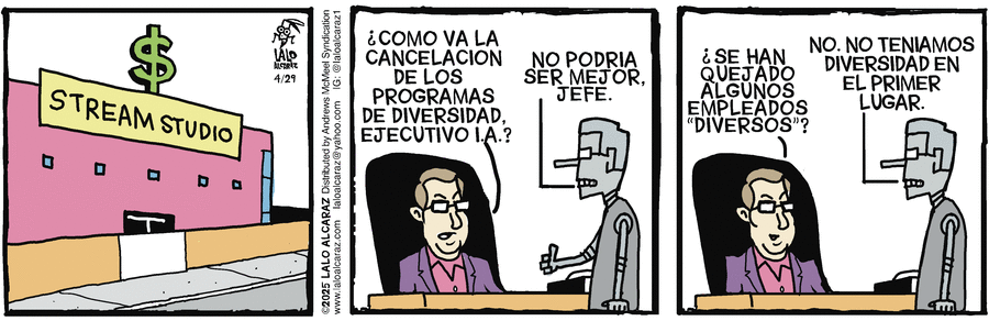 La Cucaracha en Español by Lalo Alcaraz on Tue, 29 Apr 2025