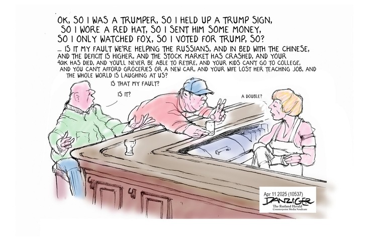 Jeff Danziger by Jeff Danziger on Thu, 10 Apr 2025