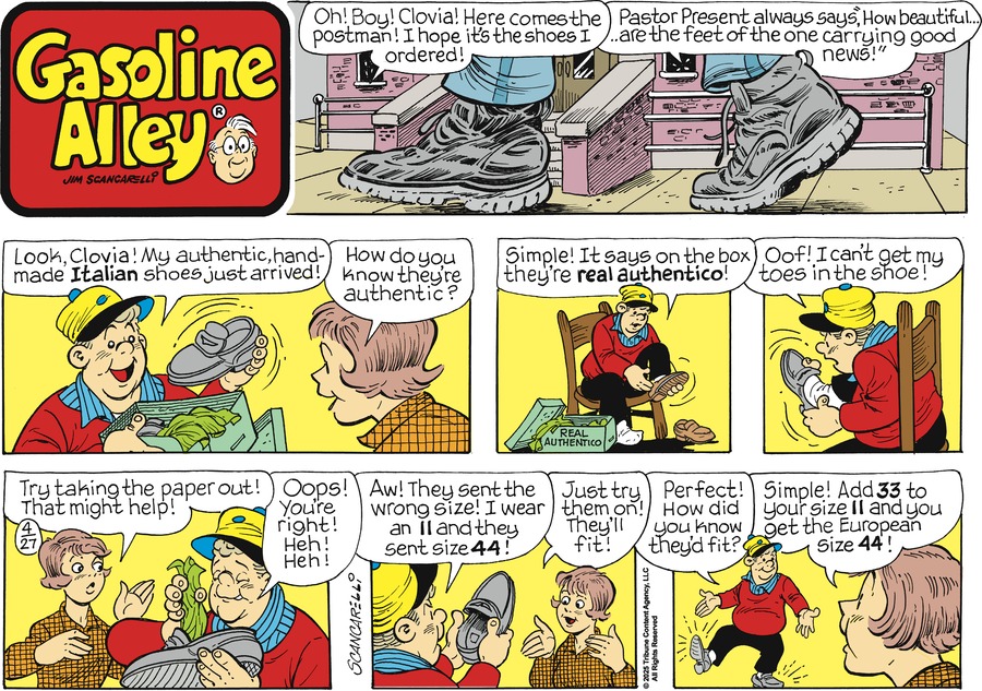 Gasoline Alley by Jim Scancarelli on Sun, 27 Apr 2025