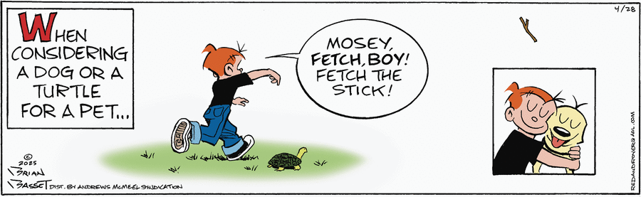 Red and Rover by Brian Basset on Mon, 28 Apr 2025