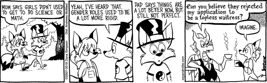 Ozy and Millie by Dana Simpson on Tue, 08 Apr 2025