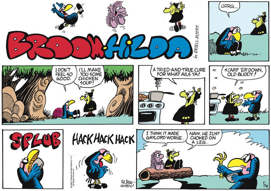 Broom Hilda by Russell Myers on Sun, 18 May 2025