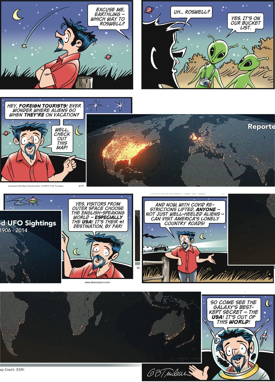 Doonesbury by Garry Trudeau on Sun, 27 Apr 2025