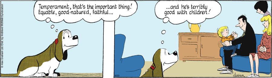 Fred Basset by Alex Graham on Mon, 23 Jun 2025