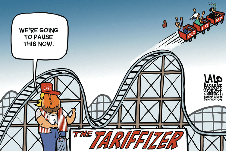 Lalo Alcaraz by Lalo Alcaraz on Wed, 09 Apr 2025