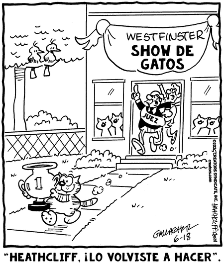 Heathcliff en Español by Peter Gallagher and George Gately on Wed, 18 Jun 2025
