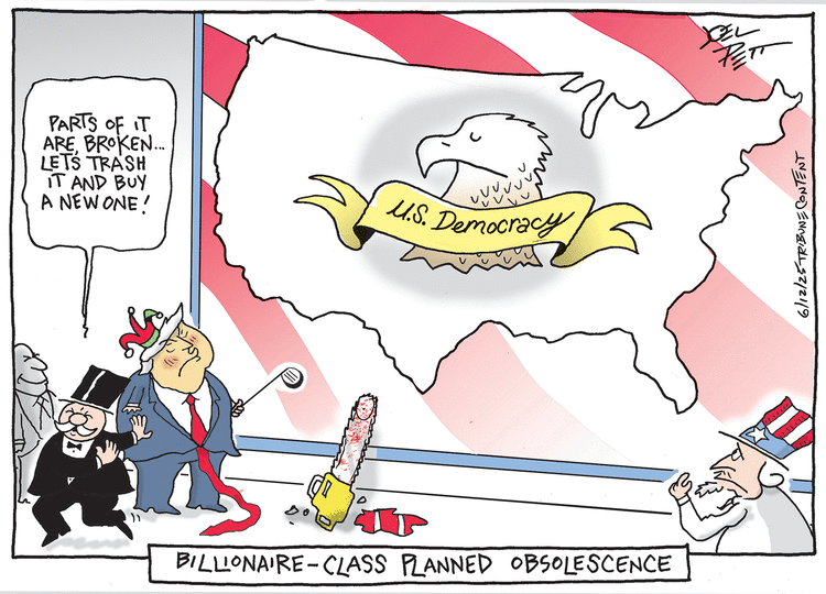 Joel Pett by Joel Pett on Fri, 13 Jun 2025