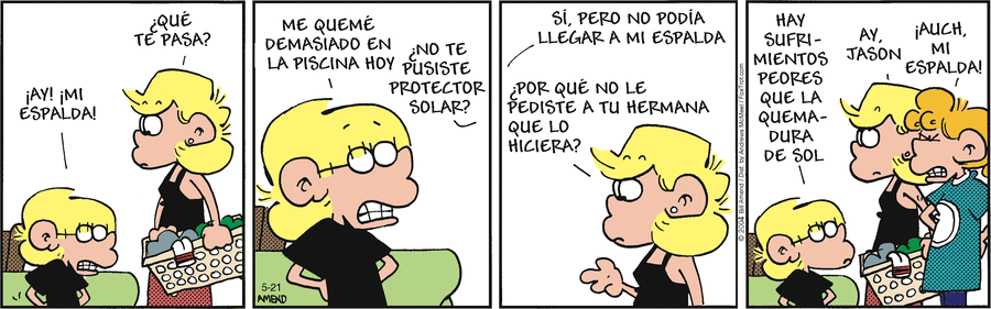 FoxTrot en Español by Bill Amend on Wed, 21 May 2025