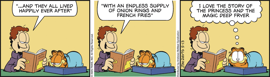Garfield by Jim Davis on Tue, 13 May 2025