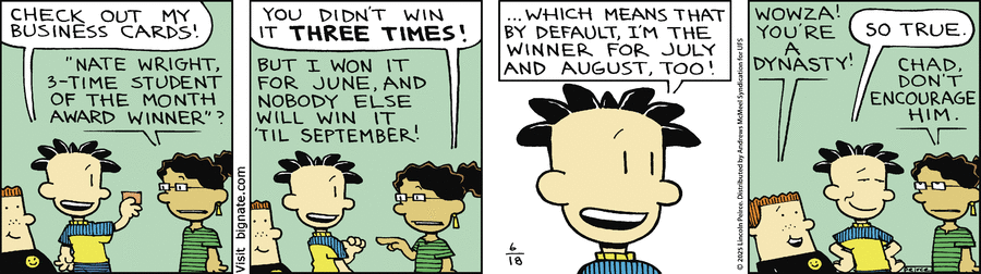 Big Nate by Lincoln Peirce on Wed, 18 Jun 2025