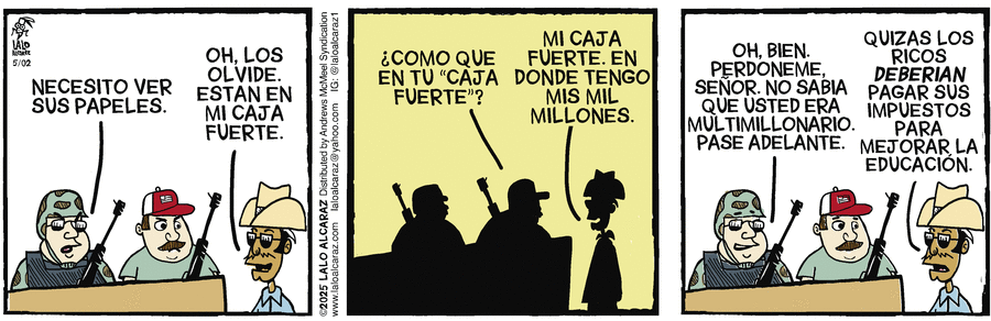 La Cucaracha en Español by Lalo Alcaraz on Fri, 02 May 2025