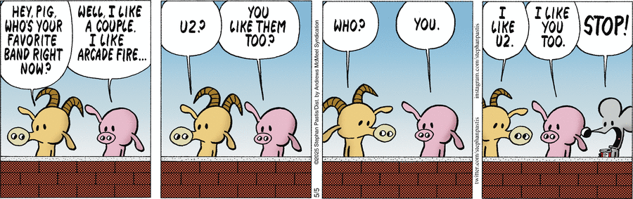 Pearls Before Swine by Stephan Pastis on Mon, 05 May 2025