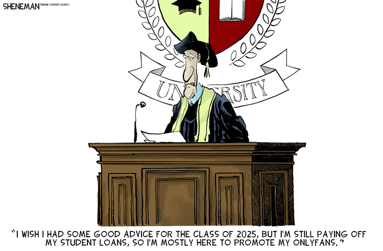 Drew Sheneman by Drew Sheneman on Tue, 13 May 2025