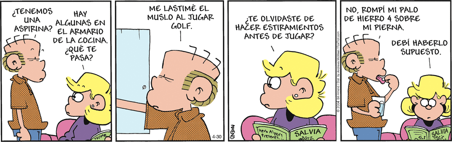 FoxTrot en Español by Bill Amend on Wed, 30 Apr 2025
