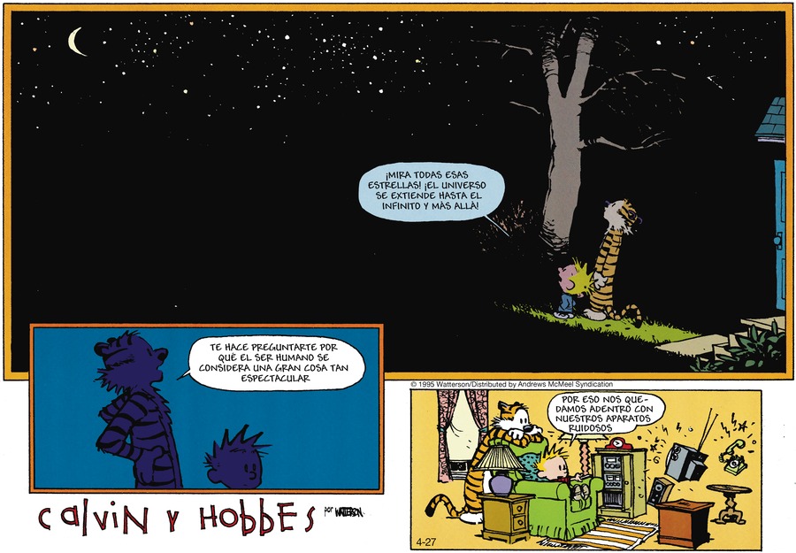 Calvin and Hobbes en Español by Bill Watterson on Sun, 27 Apr 2025