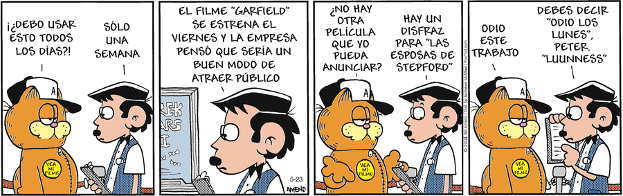 FoxTrot en Español by Bill Amend on Fri, 23 May 2025