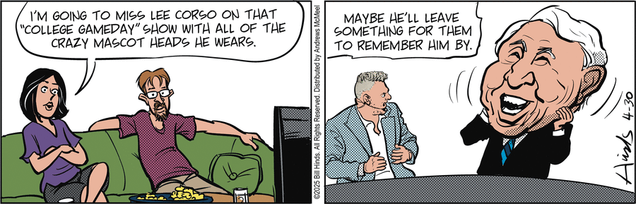Tank McNamara by Bill Hinds on Wed, 30 Apr 2025
