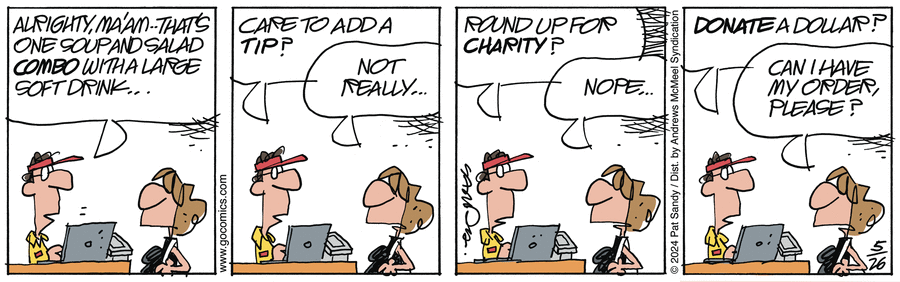 Next Door Neighbors by Pat Sandy on Mon, 26 May 2025