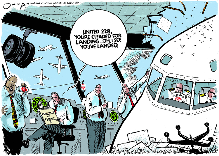 Jack Ohman by Jack Ohman on Tue, 13 May 2025