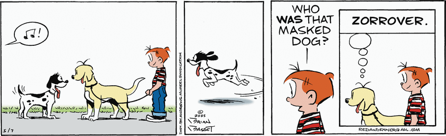 Red and Rover by Brian Basset on Wed, 07 May 2025