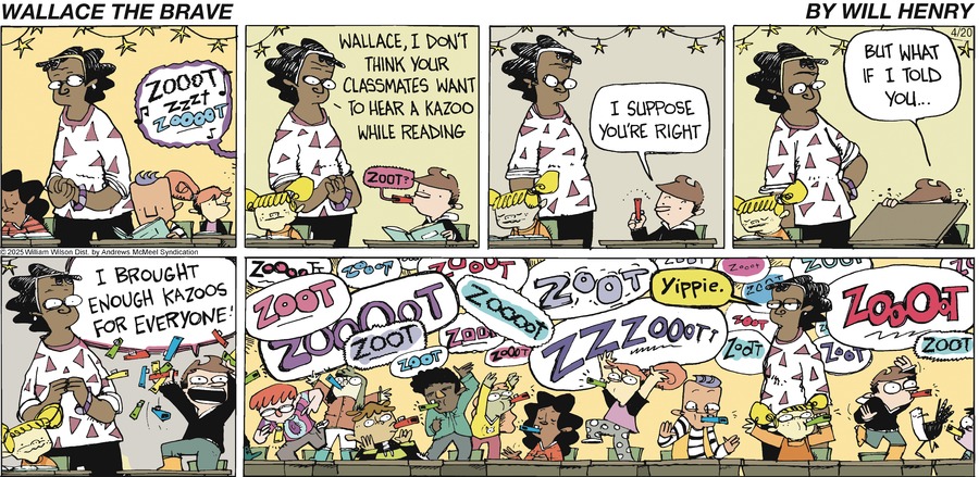 Wallace the Brave by Will Henry on Sun, 20 Apr 2025