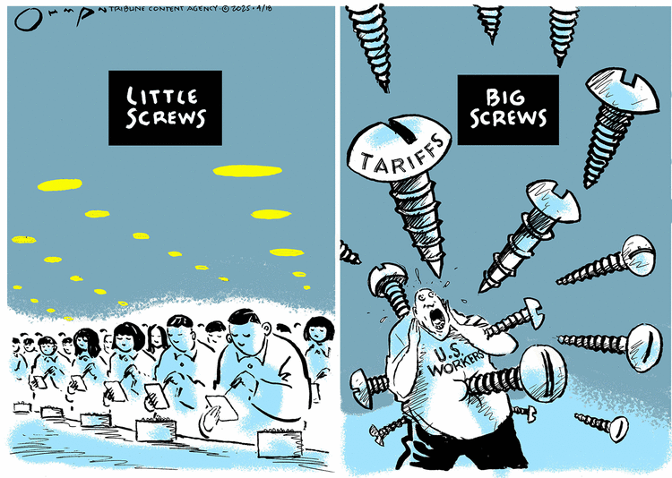 Jack Ohman by Jack Ohman on Thu, 17 Apr 2025