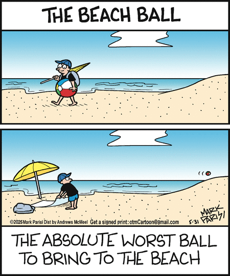 Off the Mark by Mark Parisi on Sat, 31 May 2025