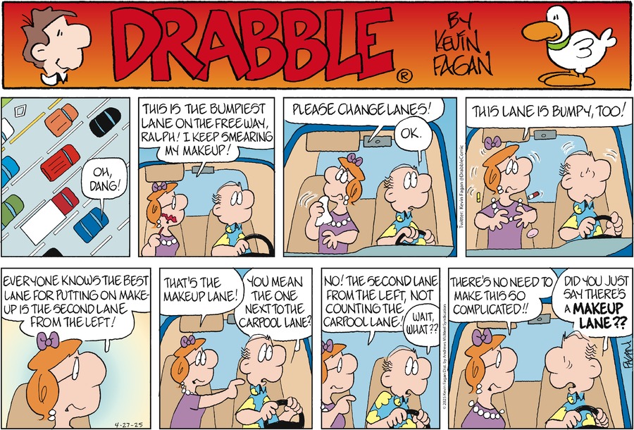 Drabble by Kevin Fagan on Sun, 27 Apr 2025