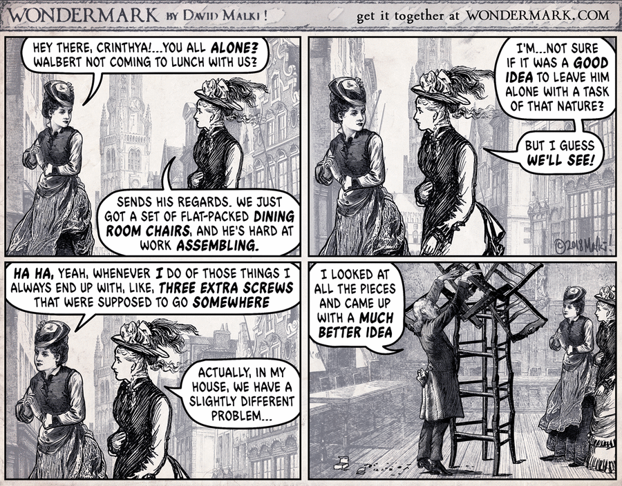 Wondermark by David Malki on Tue, 10 Jun 2025