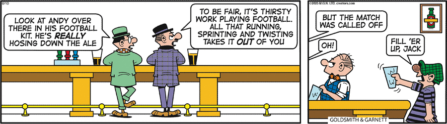 Andy Capp by Reg Smythe on Tue, 10 Jun 2025