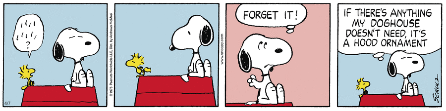 Peanuts by Charles Schulz on Mon, 07 Apr 2025