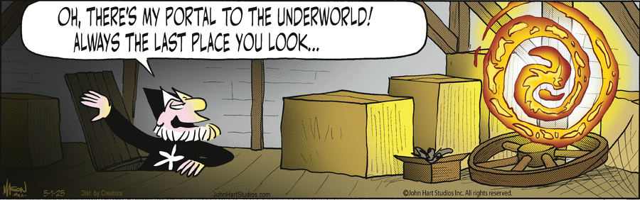 Wizard of Id by Parker and Hart on Thu, 01 May 2025