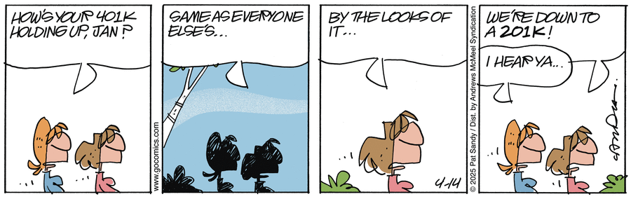 Next Door Neighbors by Pat Sandy on Mon, 14 Apr 2025