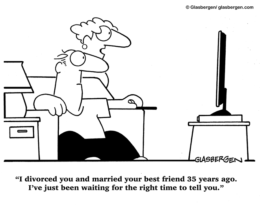 Glasbergen Cartoons by Randy Glasbergen on Mon, 14 Apr 2025