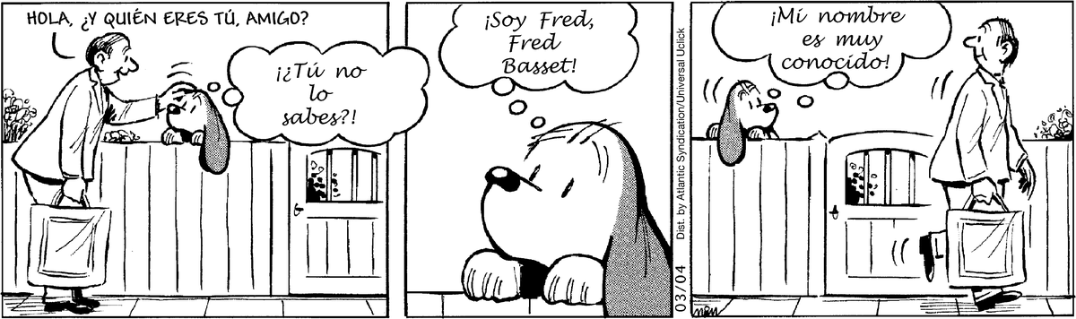 Fred Basset en Español by Alex Graham on Sun, 15 Jun 2025