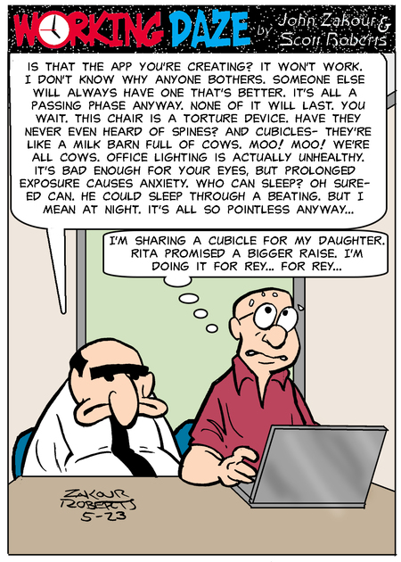 Working Daze by John Zakour and Scott Roberts on Fri, 23 May 2025
