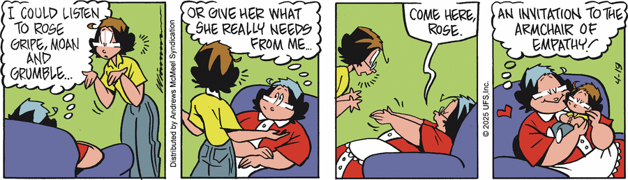 Rose Is Rose by Don Wimmer and Pat Brady on Sat, 19 Apr 2025