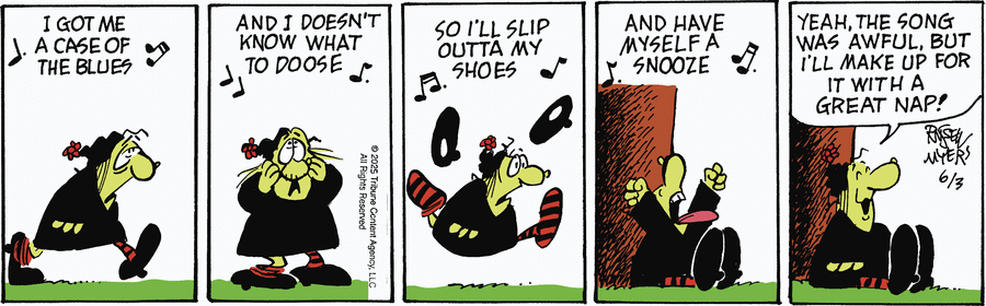 Broom Hilda by Russell Myers on Tue, 03 Jun 2025