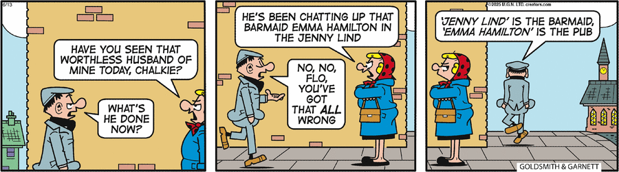 Andy Capp by Reg Smythe on Fri, 13 Jun 2025