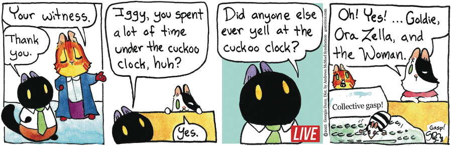 Breaking Cat News by Georgia Dunn