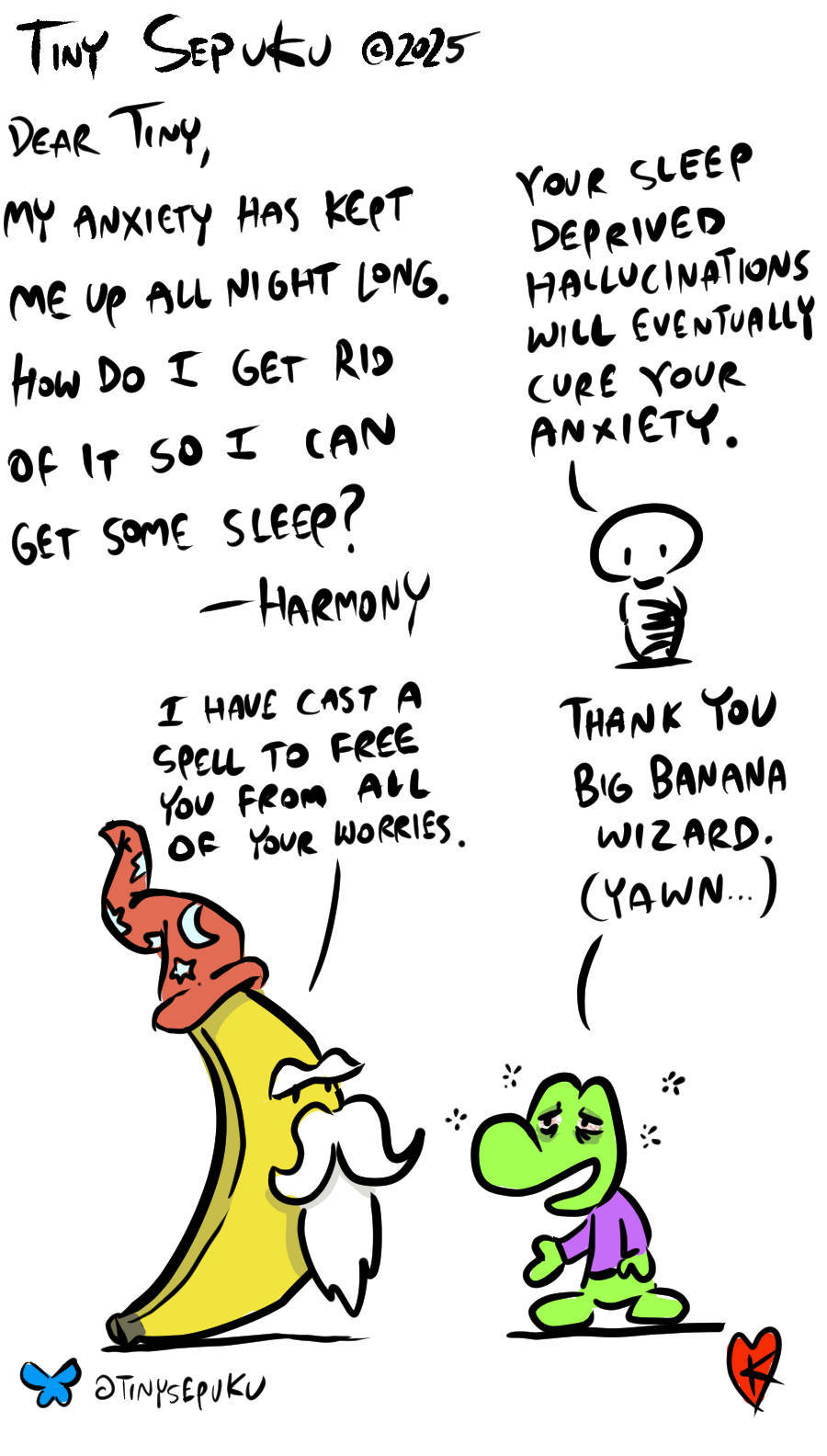 Tiny Sepuku by Ken Cursoe on Mon, 28 Apr 2025